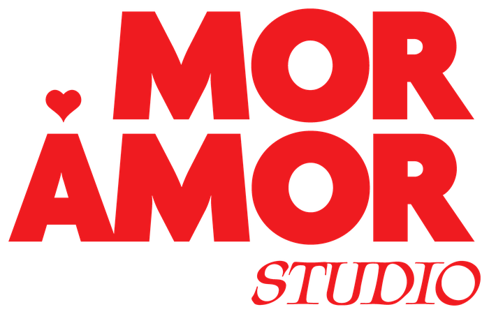 Logo Mor Amor Studio — rouge